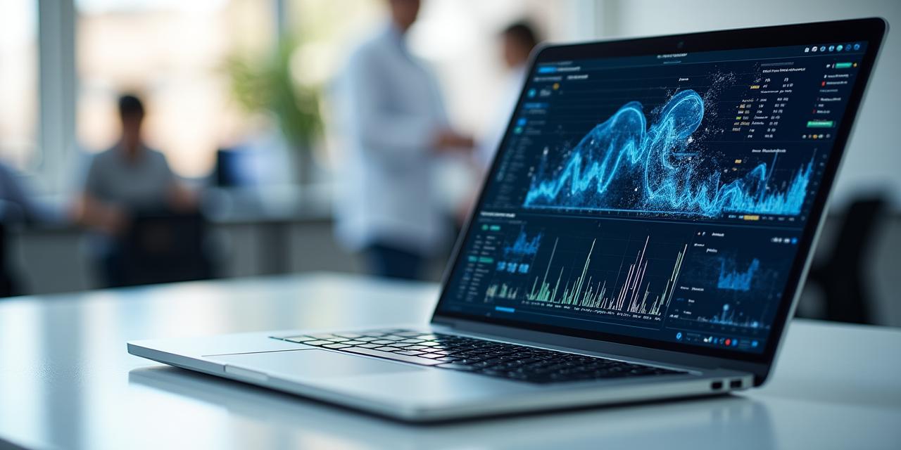 Data visualization dashboard showing meteorological trends