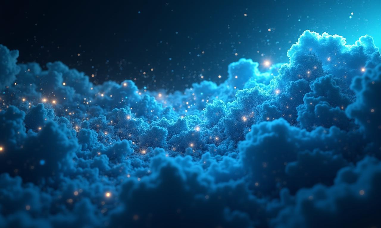 Futuristic weather data visualization background